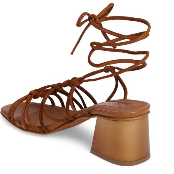 Topshop napoli block heel lace-up sandals - Picture 4 of 5